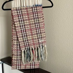 AUTHENTIC Burberry scarf. 6 feet long + 1 foot fringe. Wool & Cashmere